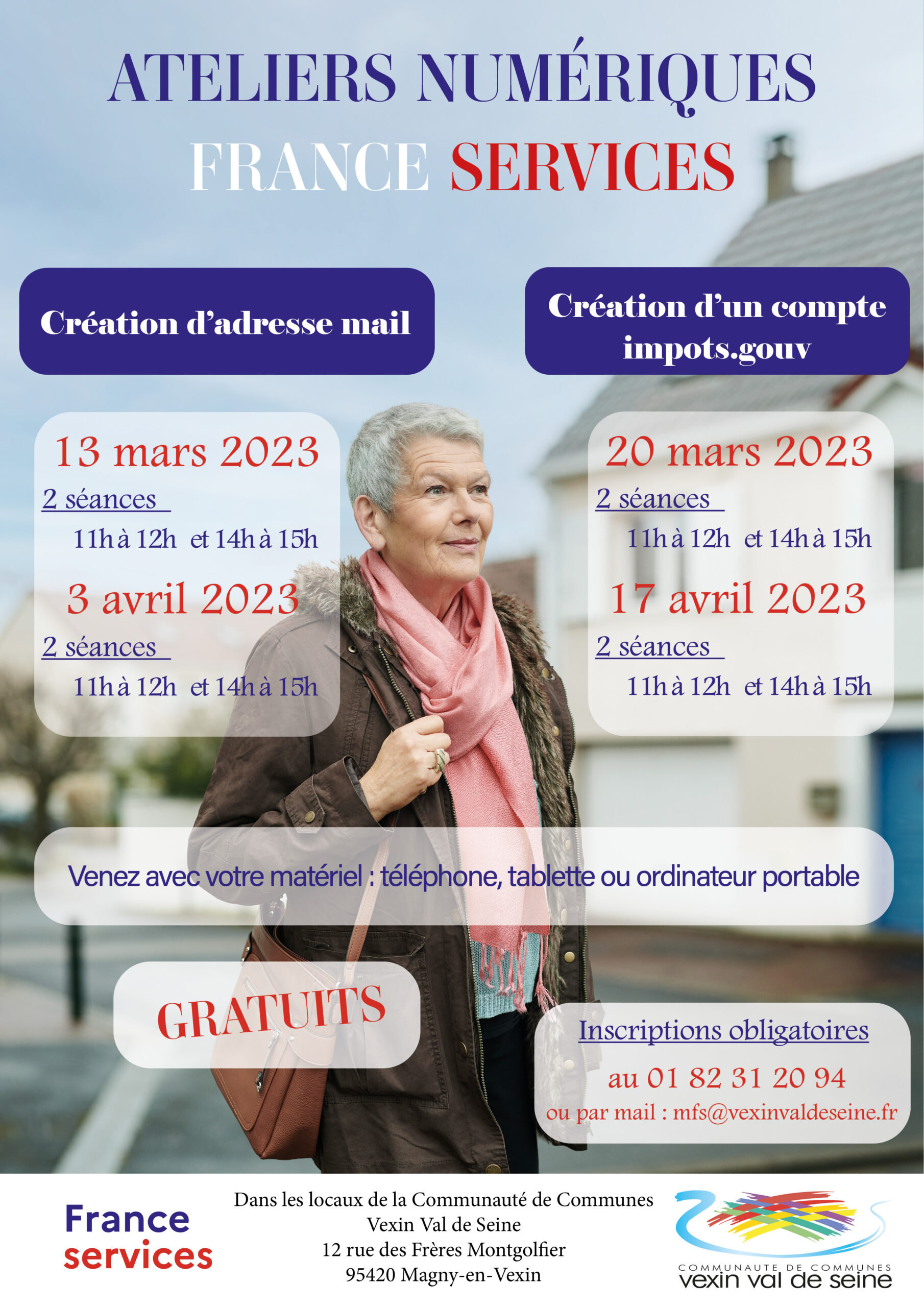 Ateliers Numérique France Service gratuits