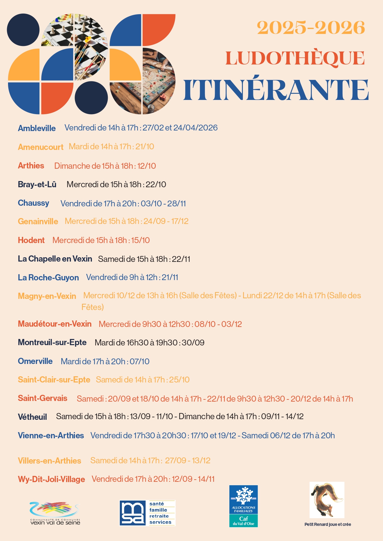Flyer ludotheque 2025 2026 verso
